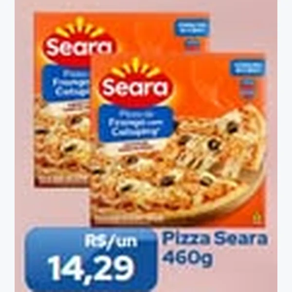 Recorte do encarte de Pizza Seara 460 g