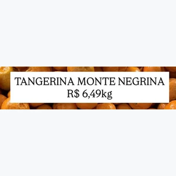 Tangerina Monte Negrina