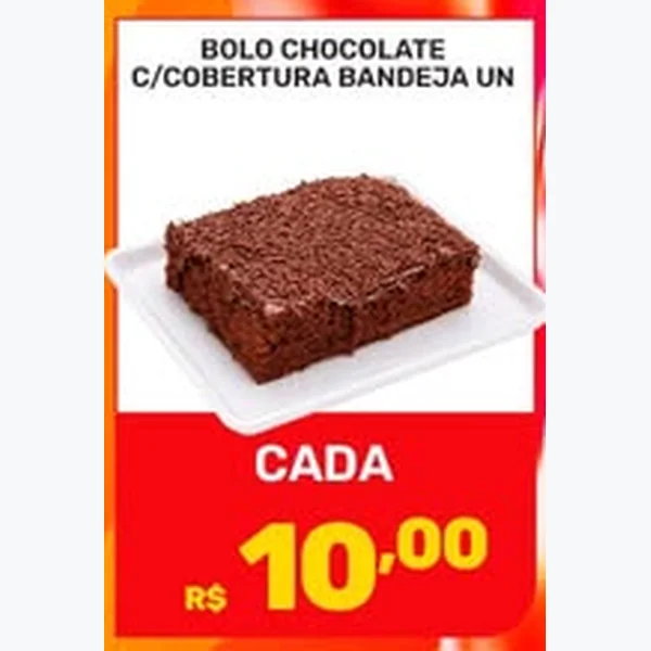 Recorte do encarte de Bolo Chocolate com Cobertura