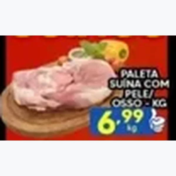 Paleta Suína com Pele com Osso