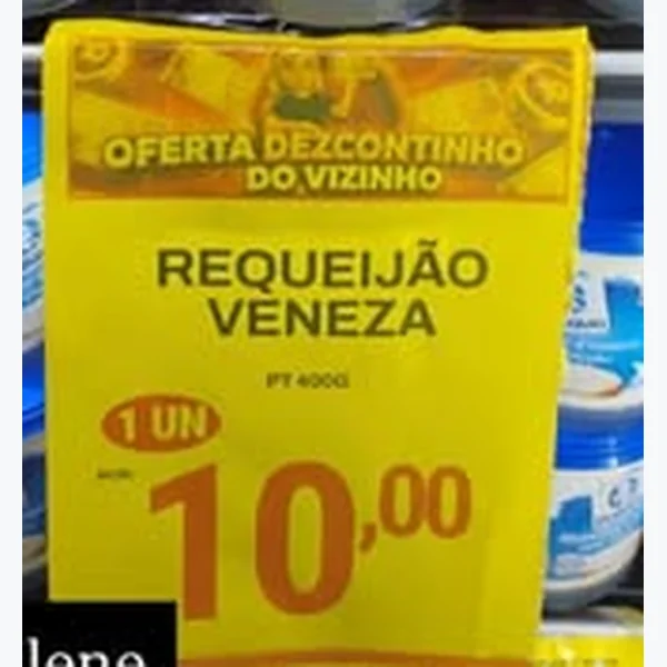 Recorte do encarte de Requeijão Cremoso Veneza 400 g