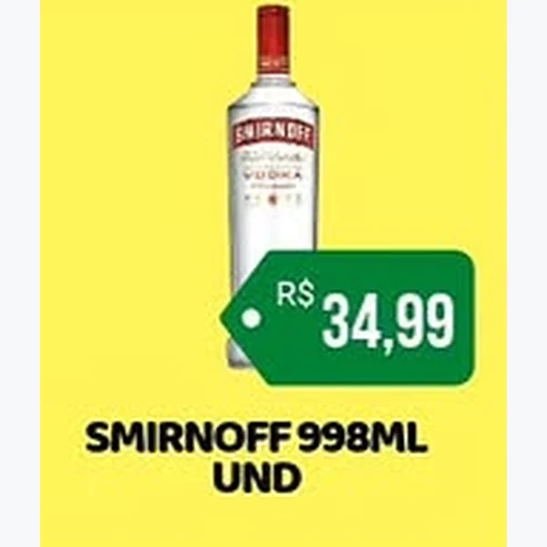 Vodka Smirnoff 998 ml
