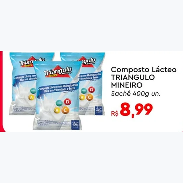 Composto Lácteo Triangulo Mineiro 400 g