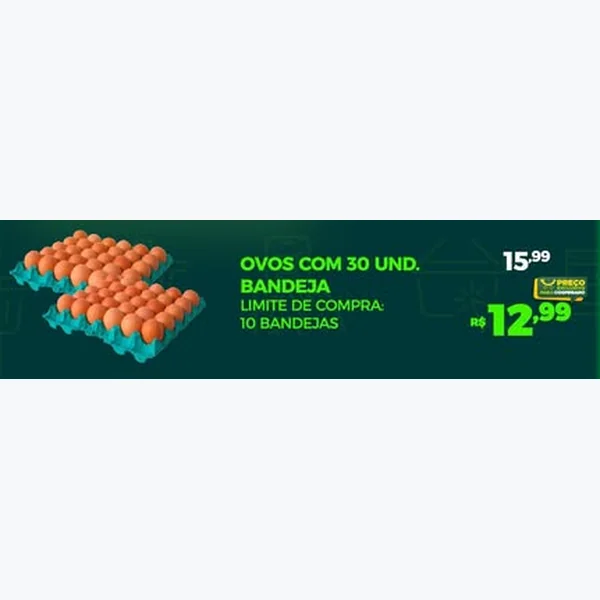 Ovos de Galinha 30 un