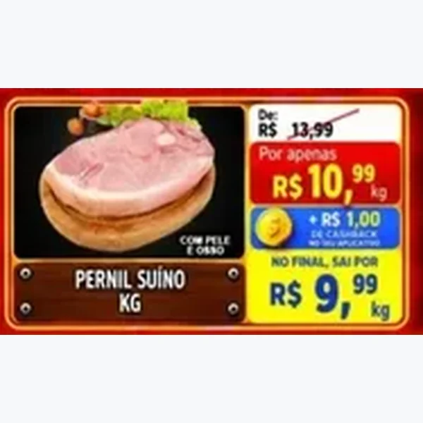 Recorte do encarte de Pernil Suíno