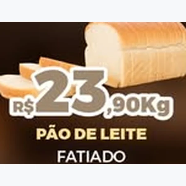 Recorte do encarte de Pão de Leite Fatiado