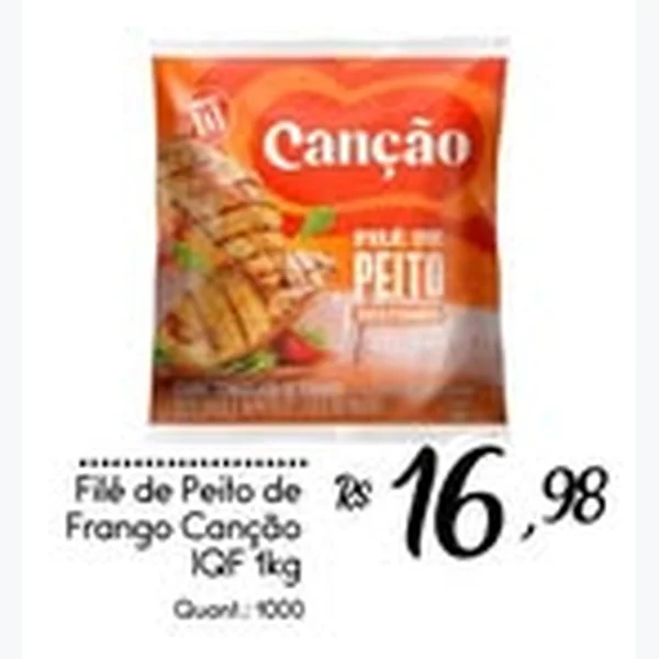 Filé de Peito de Frango Iqf Canção