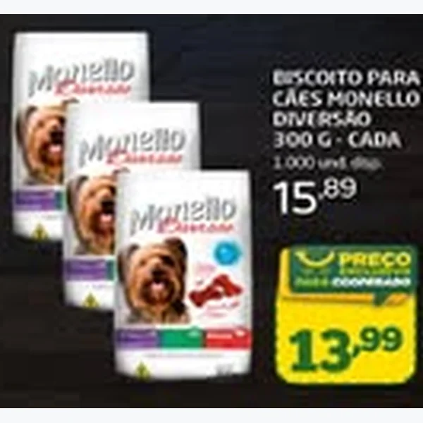 Recorte do encarte de Biscoito Monello