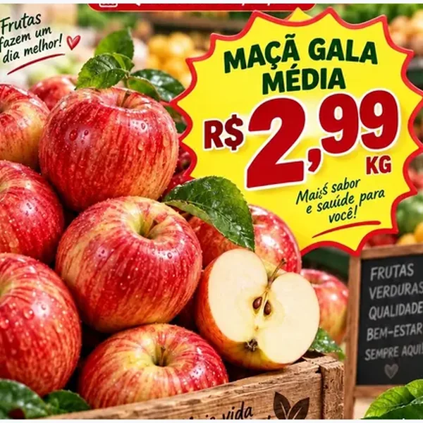 Maçã Gala Média