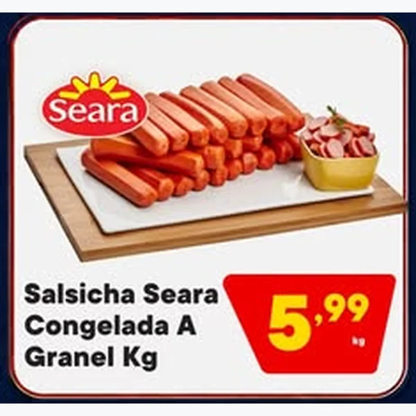 Salsicha Congelada a Granel Seara