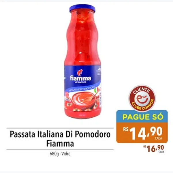 Passata Italiana Di Pomodoro Fiamma 680 g