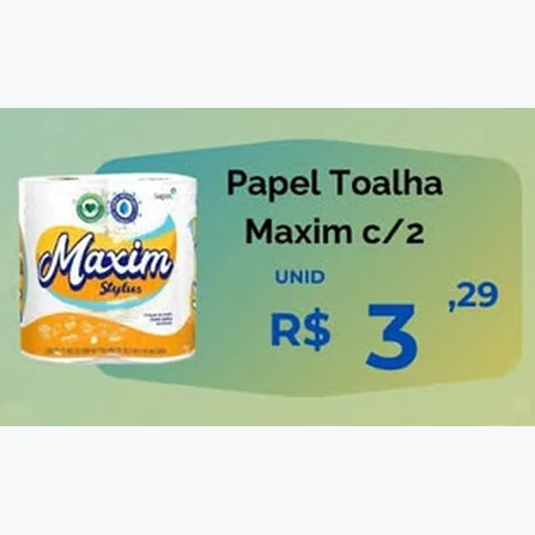 Papel Toalha Maxim 2 un