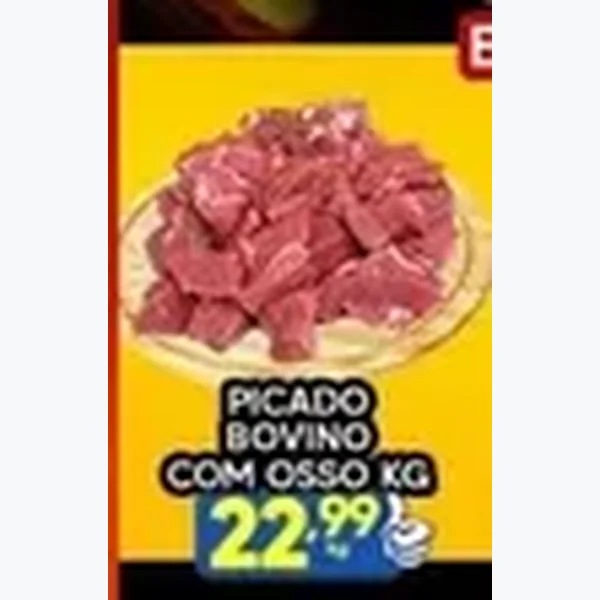 Picado Bovino com Osso