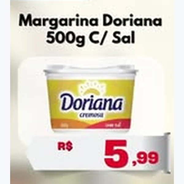 Recorte do encarte de Margarina Doriana
