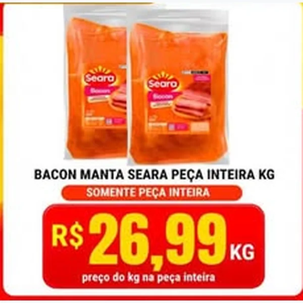 Recorte do encarte de Bacon Manta Seara