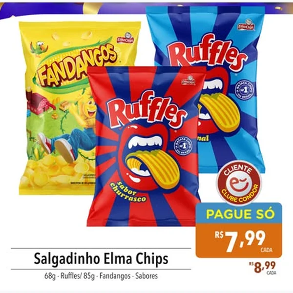 Salgadinho Elma Chips 68 g