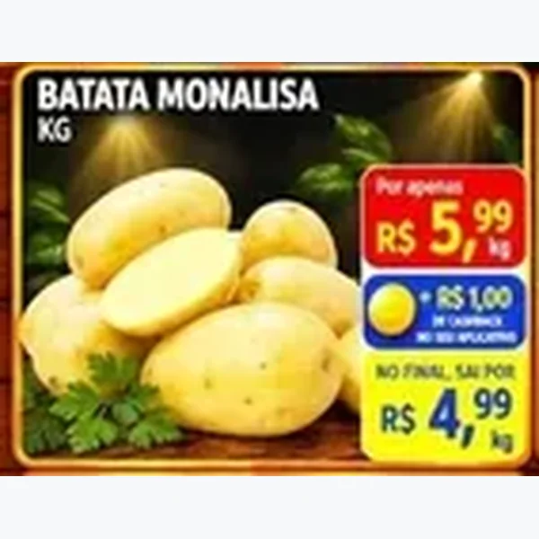 Recorte do encarte de Batata Monalisa