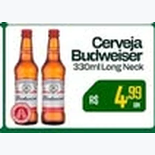 Cerveja Long Neck Budweiser 330 ml