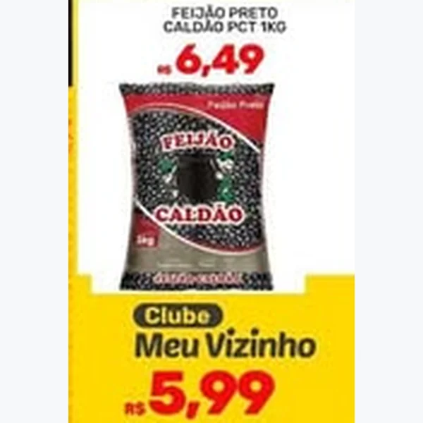Feijão Preto Caldão 1 kg