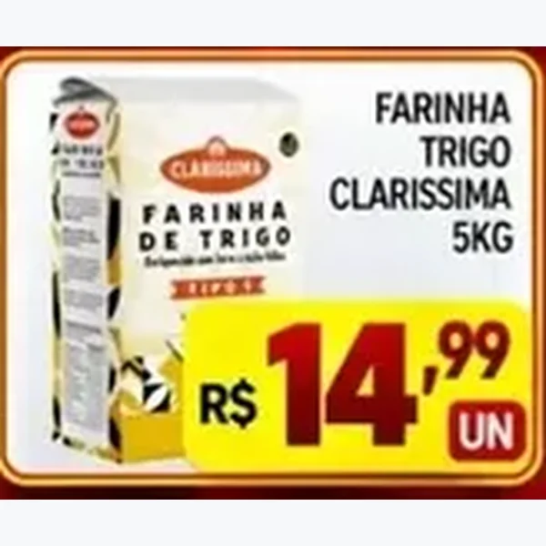 Farinha de Trigo Clarissima 5 kg