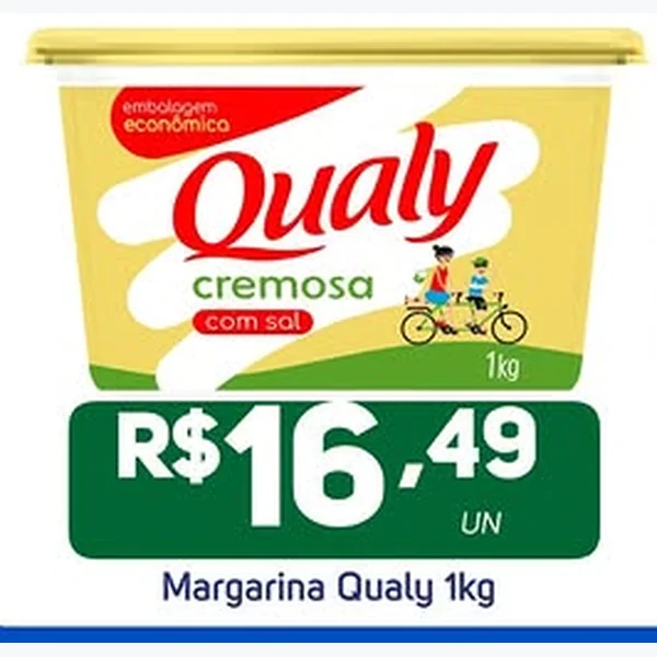 Margarina Cremosa com Sal Qualy