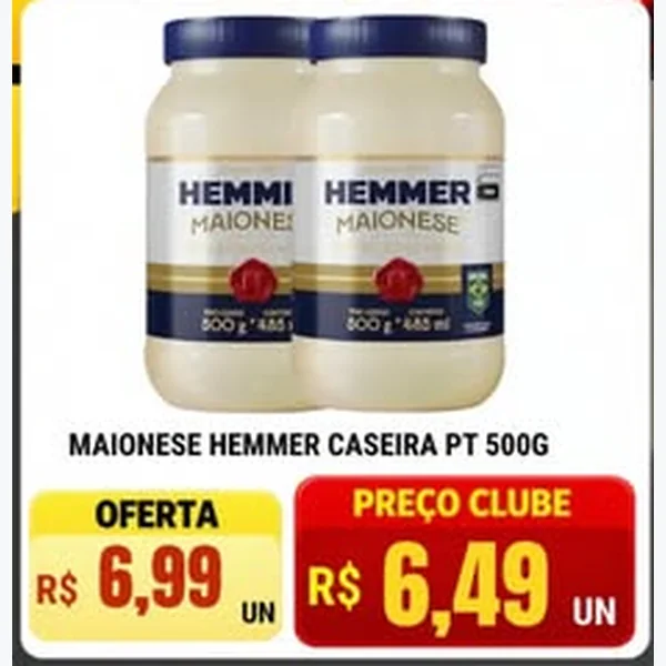 Maionese Caseira Hemmer 500 g