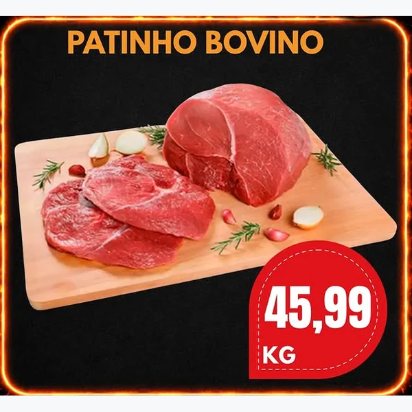 Recorte do encarte de Patinho Bovino