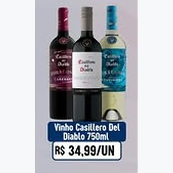Recorte do encarte de Vinho Casillero Del Diablo 750 ml