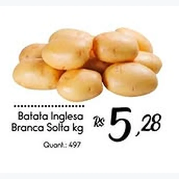 Recorte do encarte de Batata Inglesa Branca