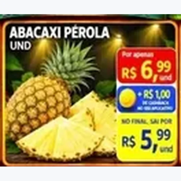Recorte do encarte de Abacaxi Pérola