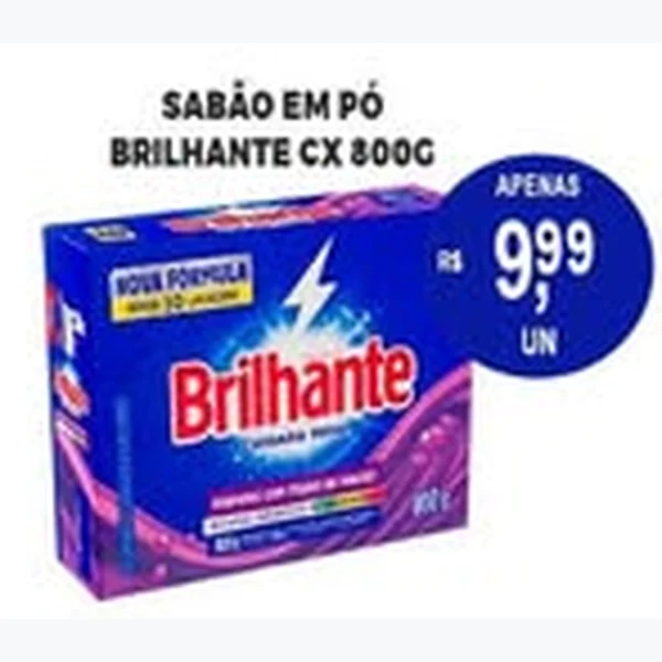 Sabão em Pó Brilhante 800 g