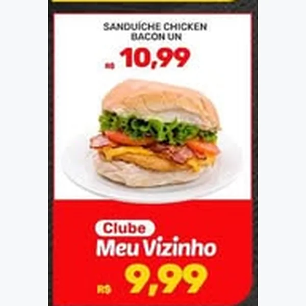 Sanduíche Chicken Bacon