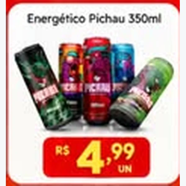 Recorte do encarte de Energético Pichau 350 ml