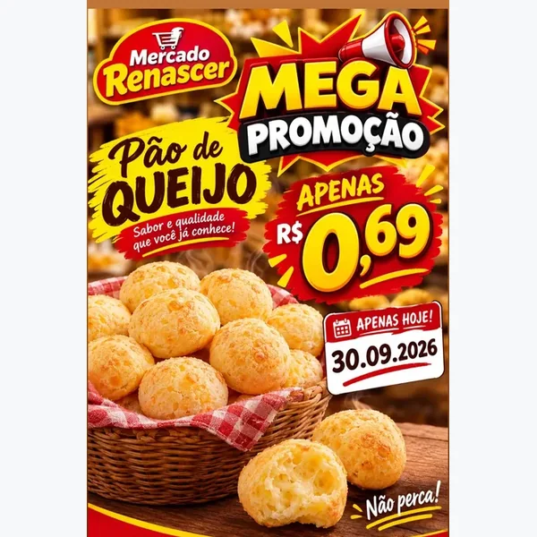 Recorte do encarte de Pão de Queijo