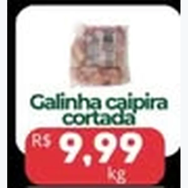 Galinha Caipira Cortada