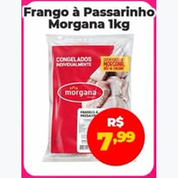 Recorte do encarte de Frango a Passarinho Morgana 1 kg