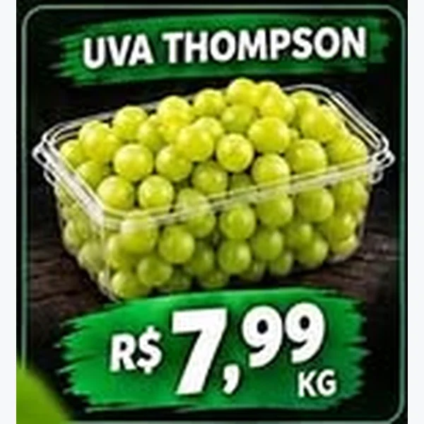 Recorte do encarte de Uva Thompson
