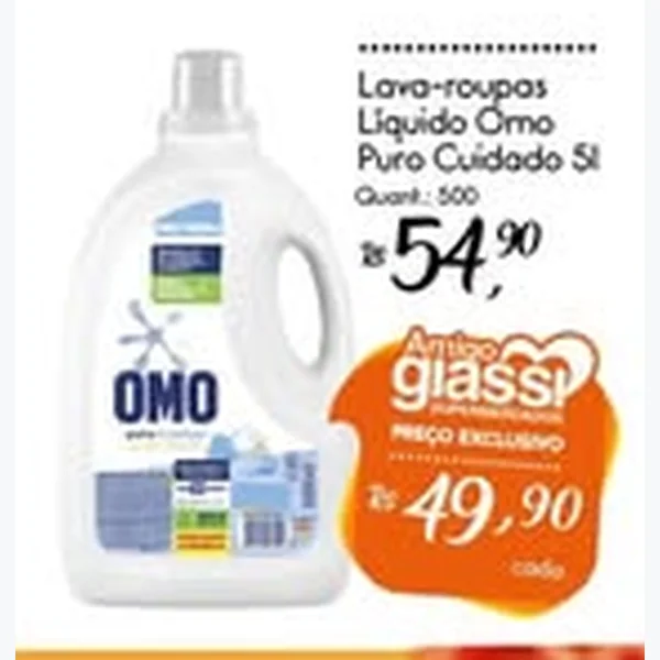 Lava-roupas Líquido Puro Cuidado Omo 5 L