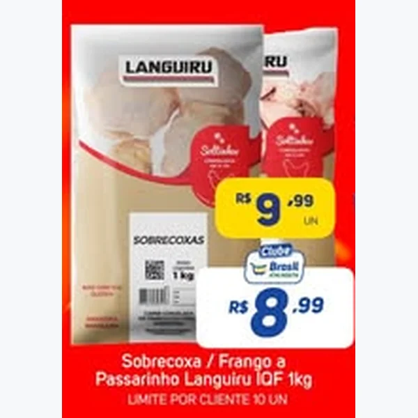 Recorte do encarte de Sobrecoxa Iqf Languiru 1 kg