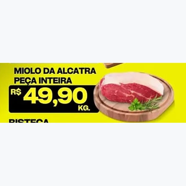Recorte do encarte de Miolo da Alcatra Peça Inteira