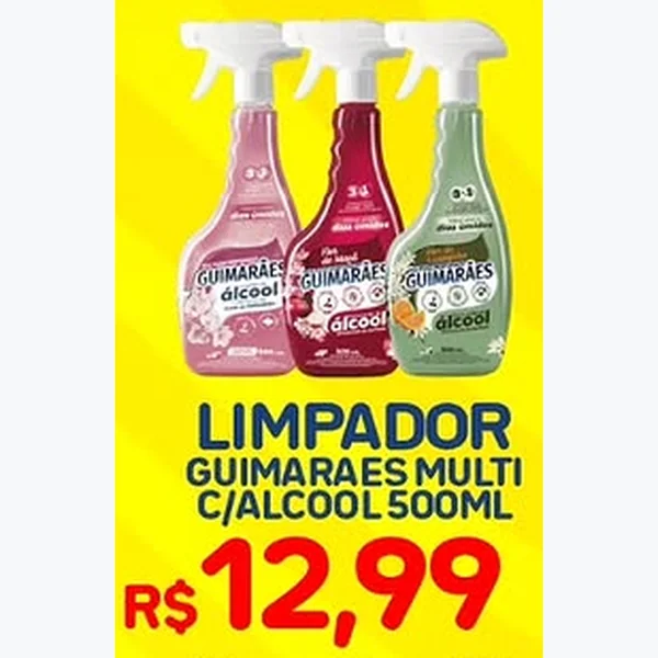Limpador Multi C/álcool Guimaraes 500 ml