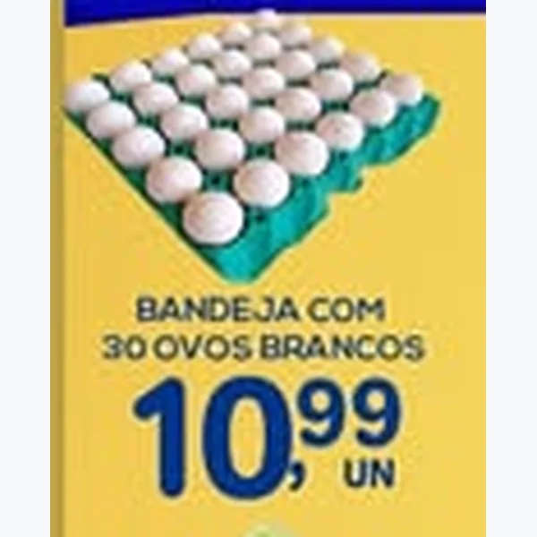 Recorte do encarte de Ovos Brancos 30 un