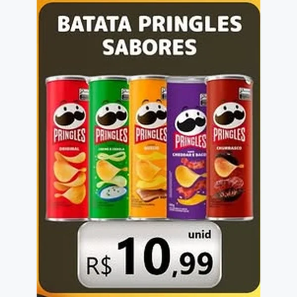 Recorte do encarte de Batata Pringles