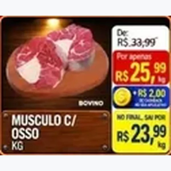 Recorte do encarte de Músculo com Osso