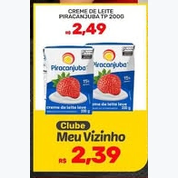 Creme de Leite Piracanjuba 200 g