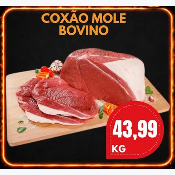 Recorte do encarte de Coxão Mole Bovino