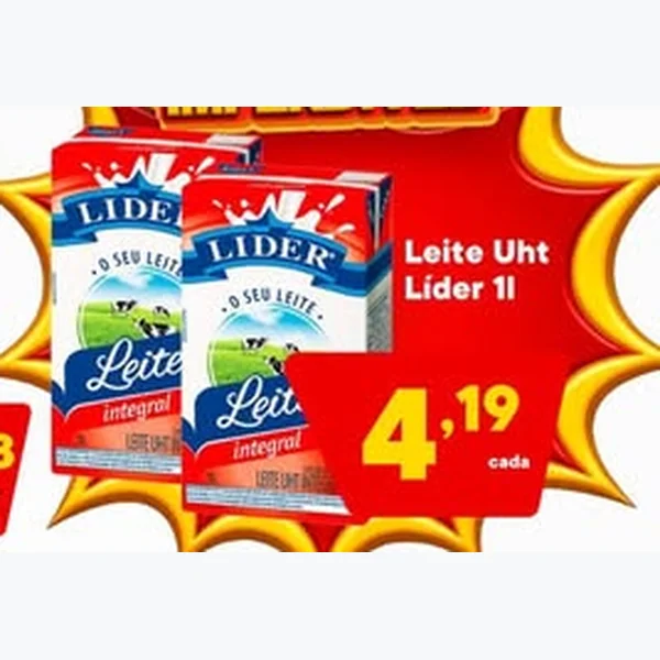 Leite Uht Integral Líder 1 L