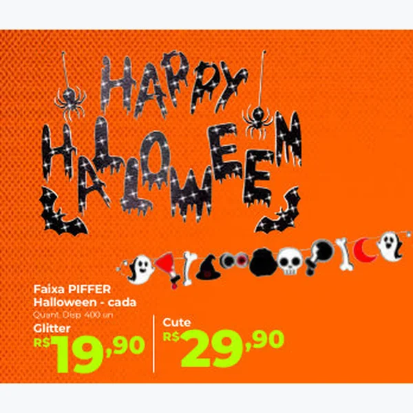 Faixa Halloween Cute PIFFER