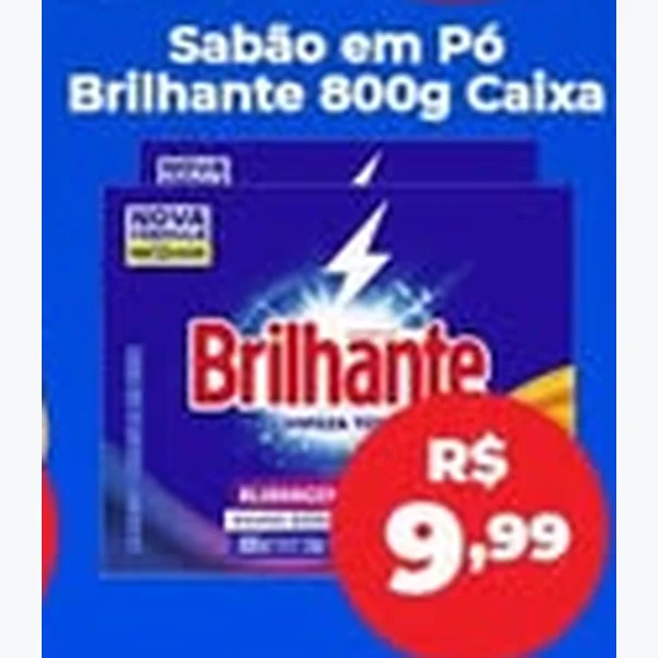 Sabão em Pó Brilhante 800 g