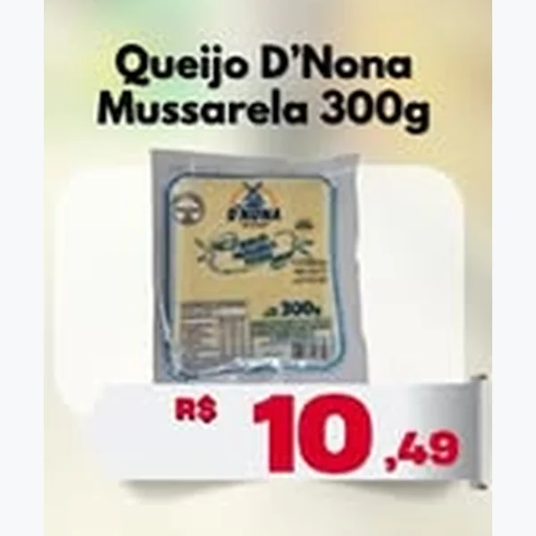 Recorte do encarte de Mussarela D'Nona